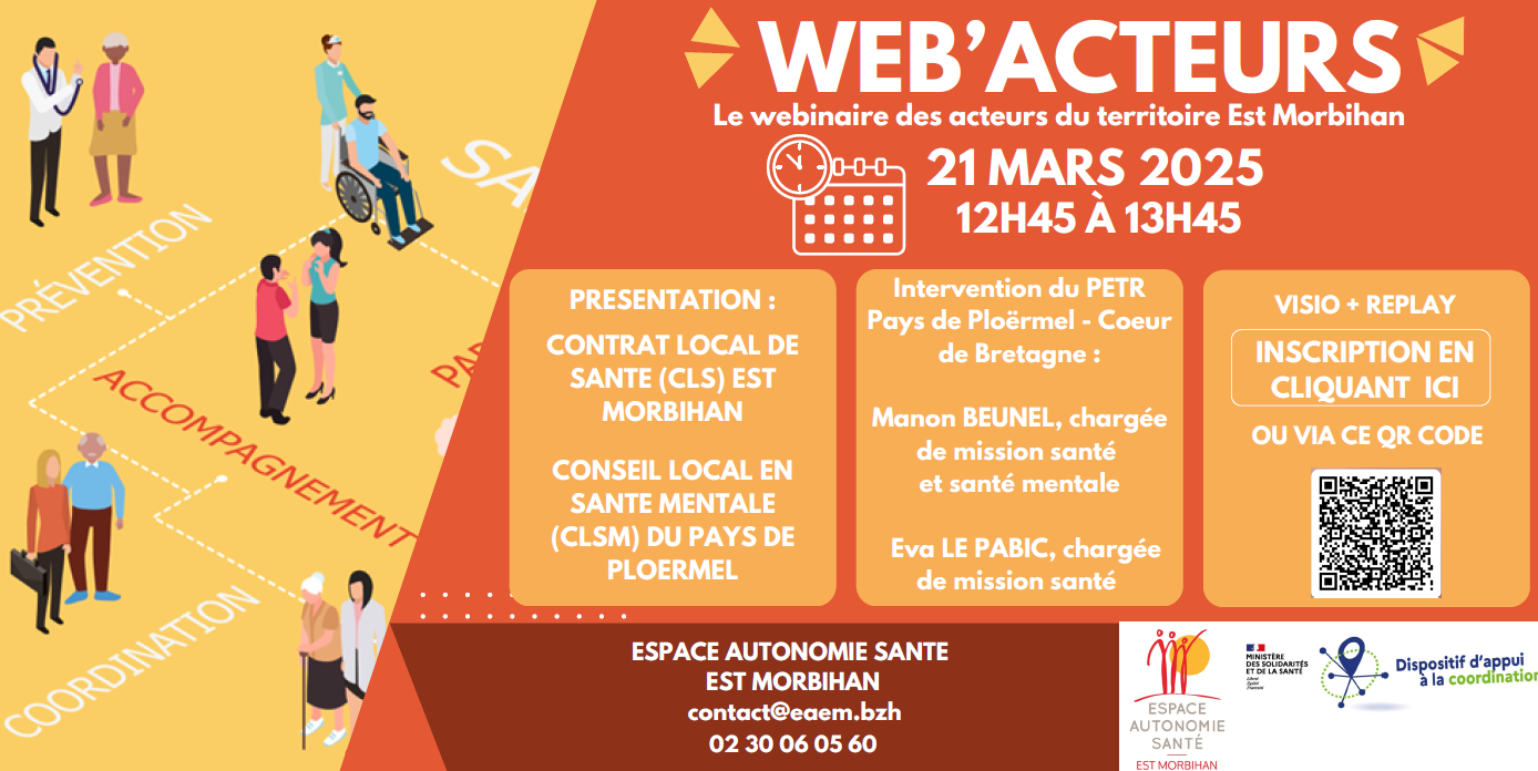 Web'Acteurs 21 mars 2025 CLS Est Morbihan et CLSM du Pays de Ploemel