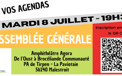 Assemblée Générale: mardi 8 juillet à 19h30