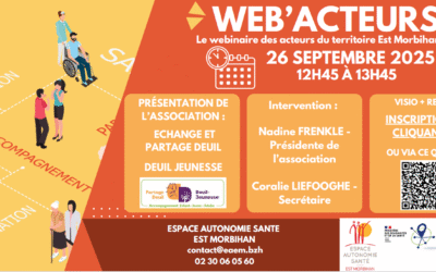 Web’acteurs: présentation de l&rsquo;association Échange et partage deuil – deuil jeunesse