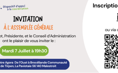 Invitation à l&rsquo;Assemblée Générale : mardi 7 juillet à 19h30
